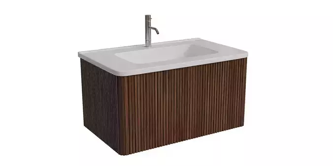 Walnut Bathroom Sink