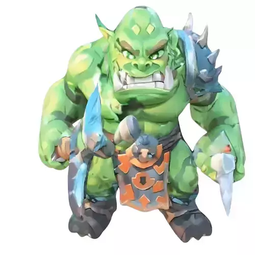 ORC CHARACTER WORLD OF WARCRAFT 3D model