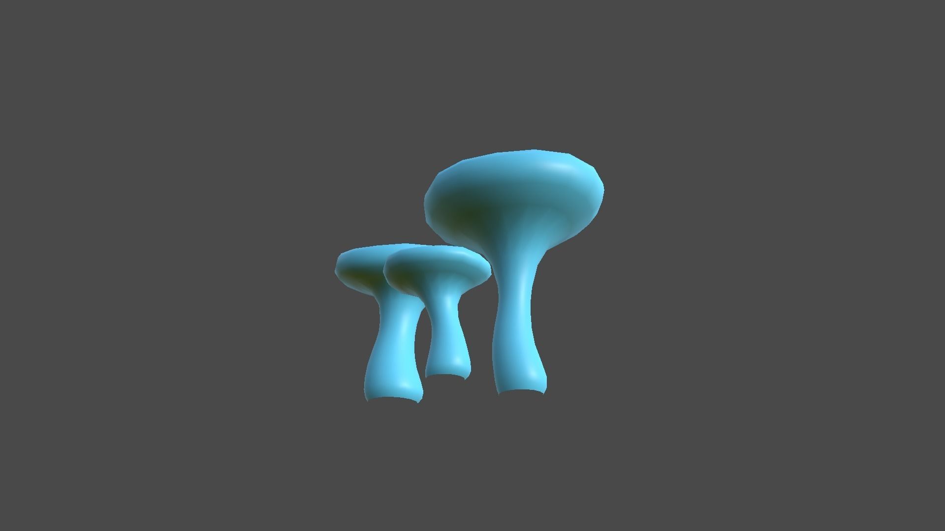 Fantasy Mushroom J07 Pink - Scene Backdrop Design Low-poly 3D model_10