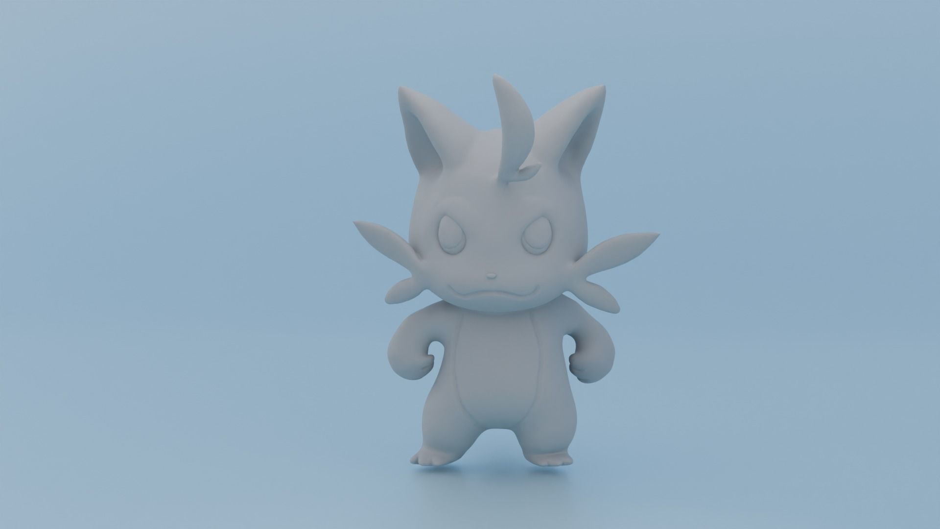 Palworld Cute Little Cattiva animal 3D print model_5