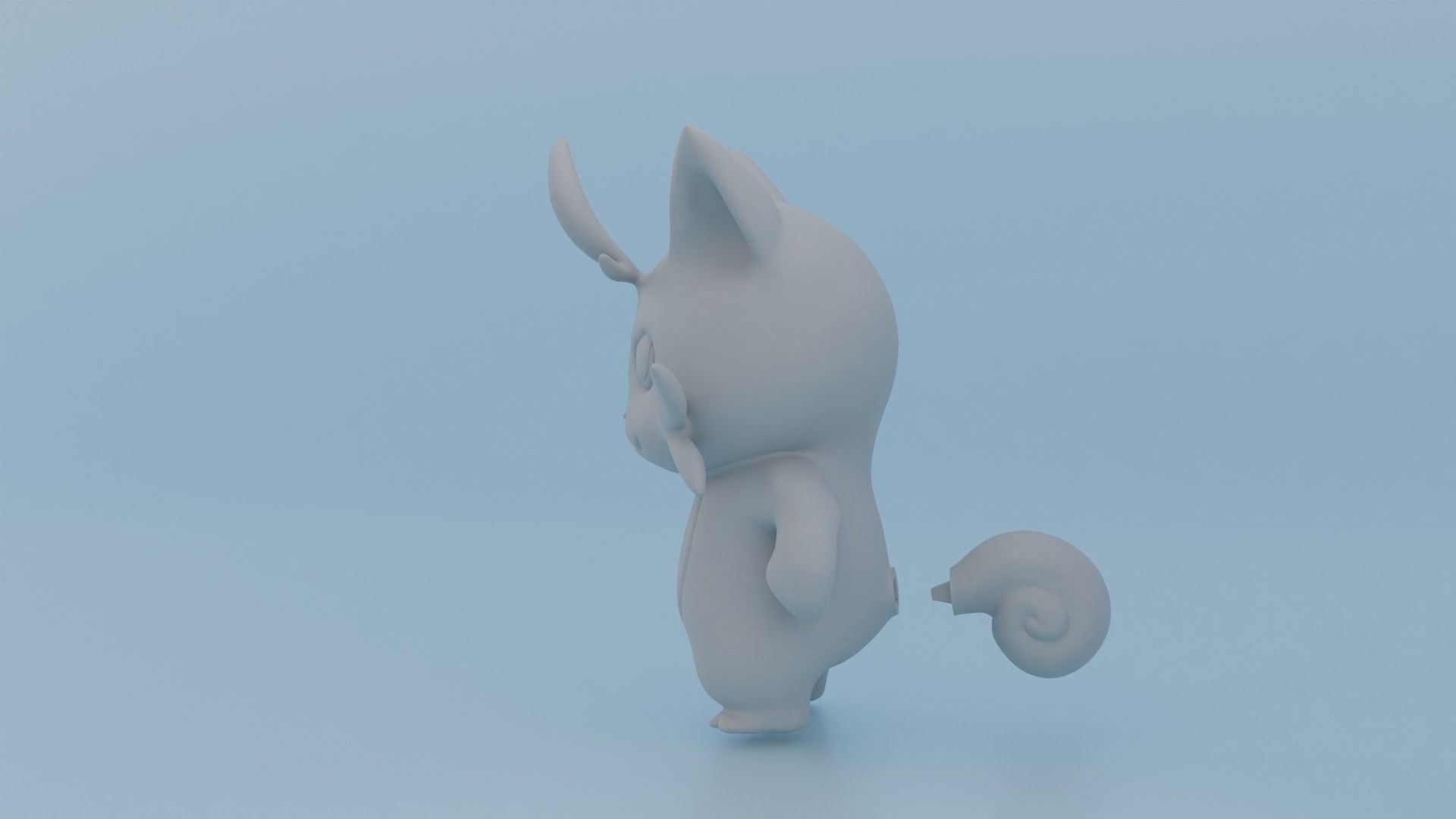 Palworld Cute Little Cattiva animal 3D print model_4