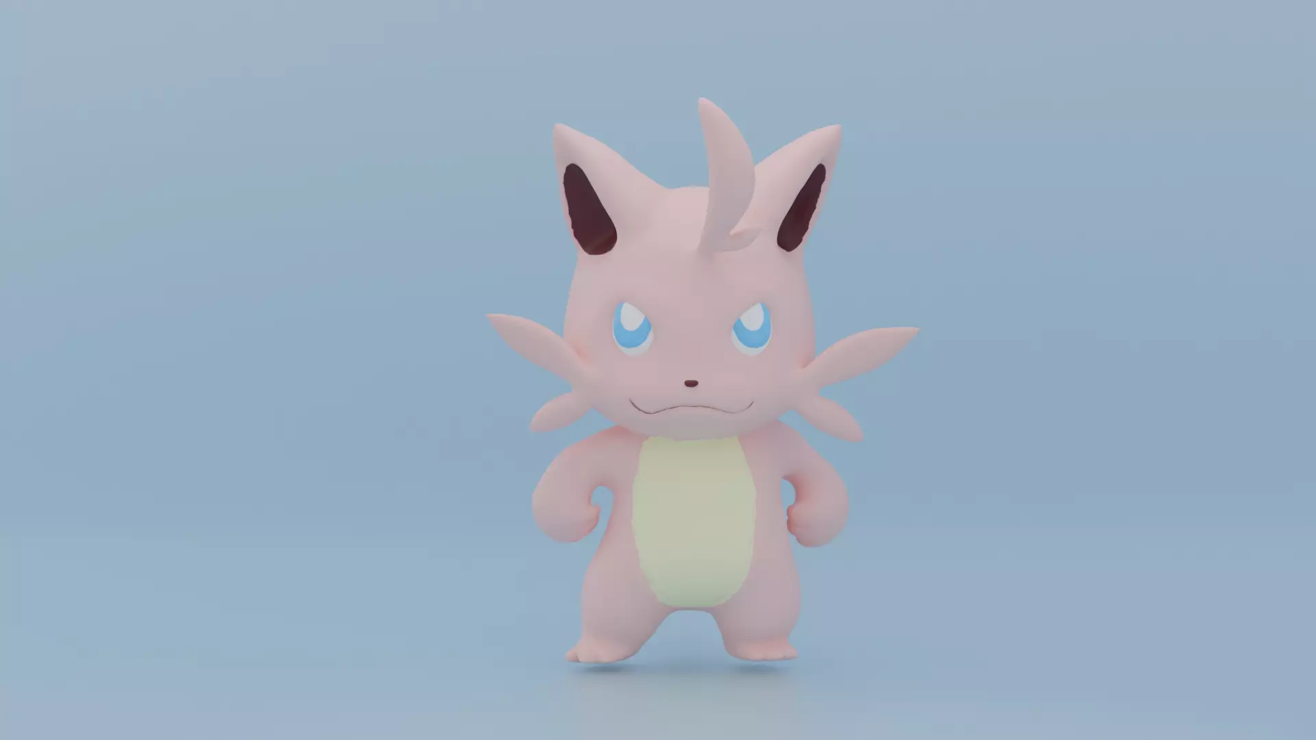 Palworld Cute Little Cattiva animal 3D print model_0