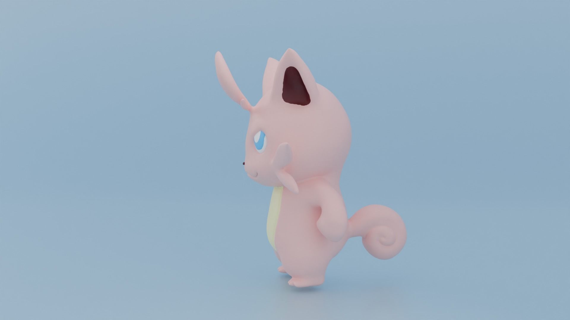 Palworld Cute Little Cattiva animal 3D print model_1