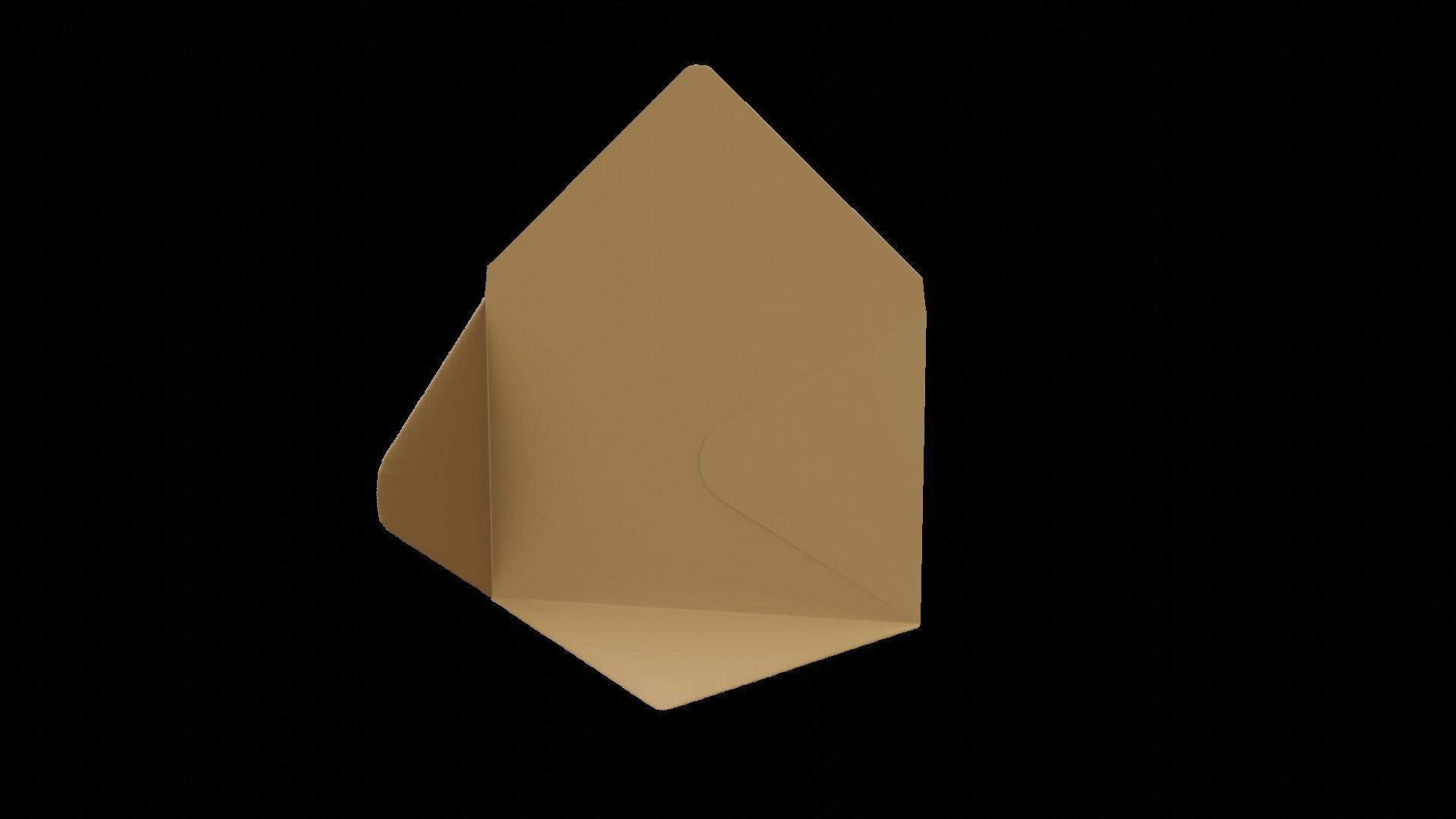Animated Envelope  Low-poly 3D model_9