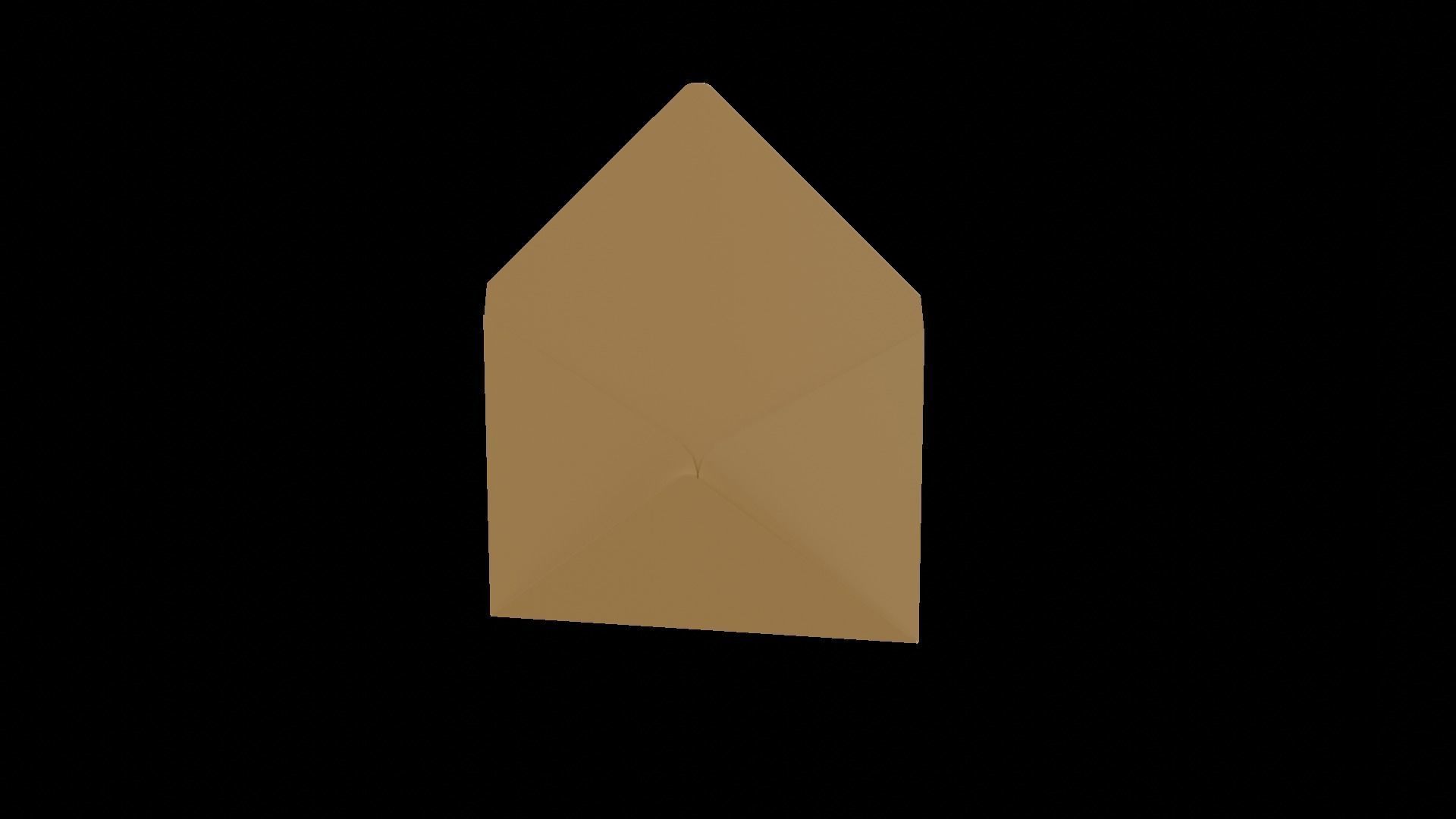 Animated Envelope  Low-poly 3D model_10