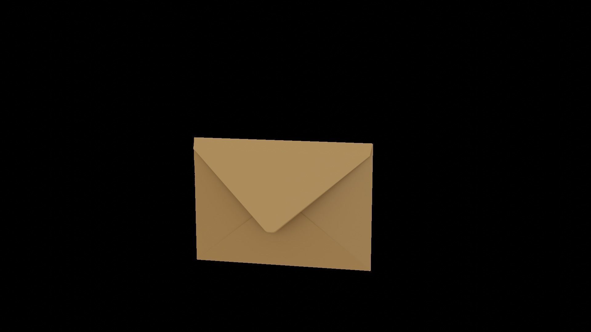 Animated Envelope  Low-poly 3D model_13