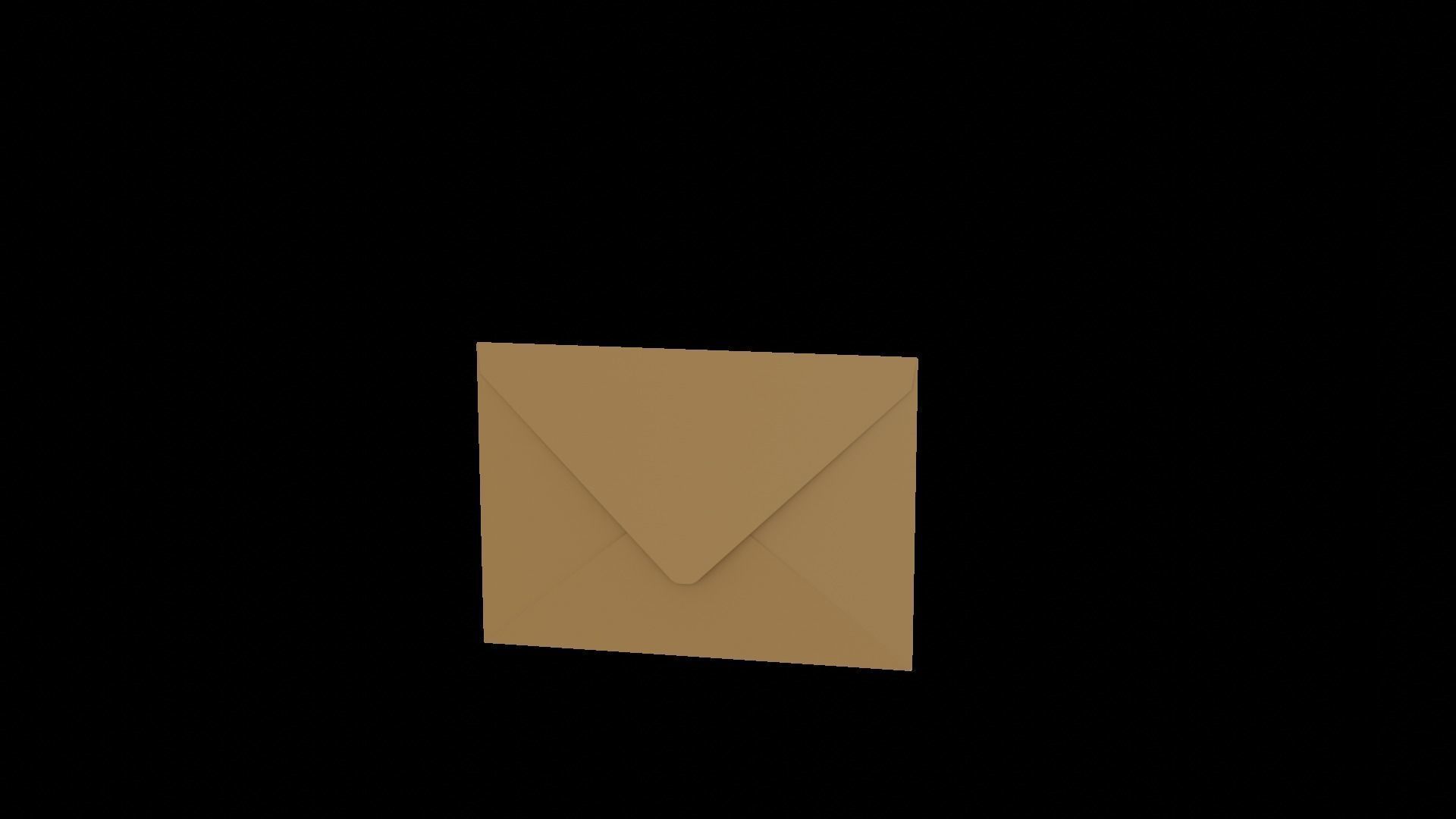 Animated Envelope  Low-poly 3D model_14