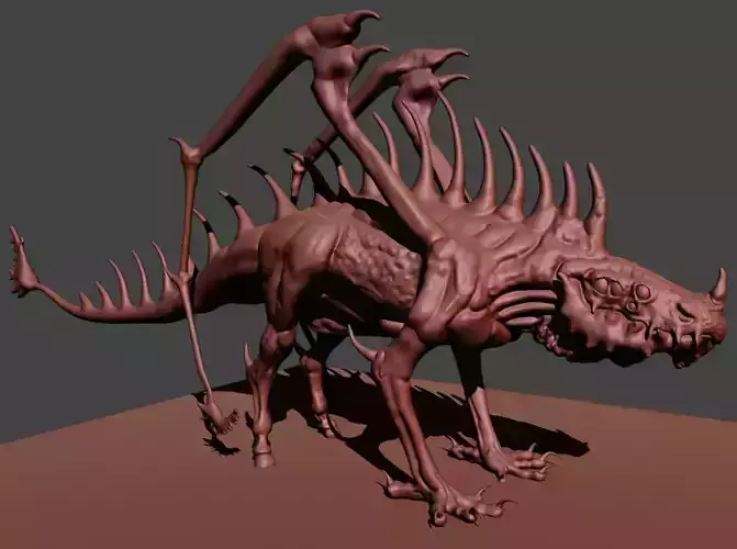 Cave Dragon monster sculpt