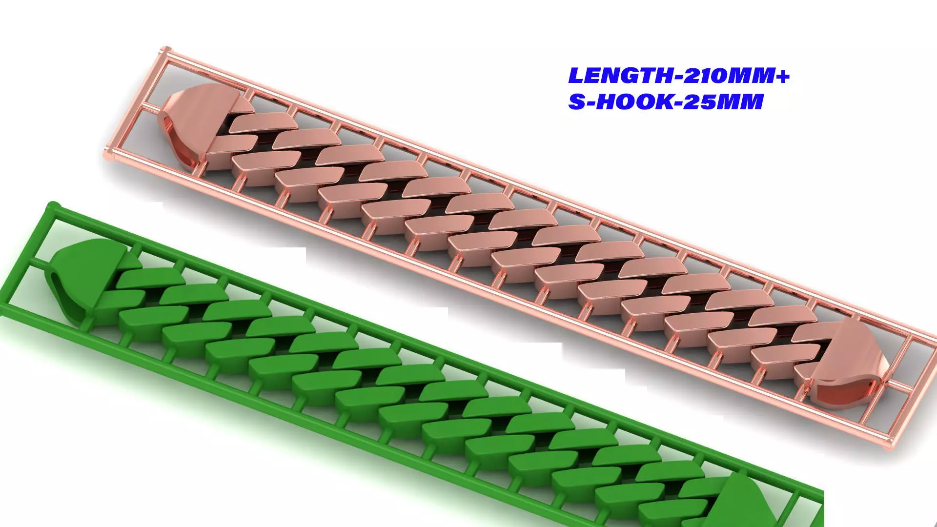 22 MM MIAMI CUBAN Chain LINK FOR BRACELET OR NECKLACE 3D print model_0