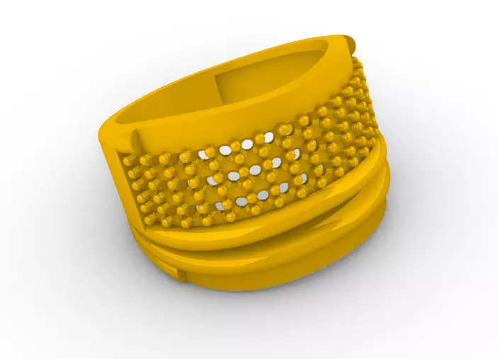 Ladys Hoop Argolla De Dama SM 3D print model