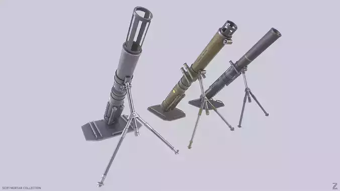 Sci fi mortar collection 