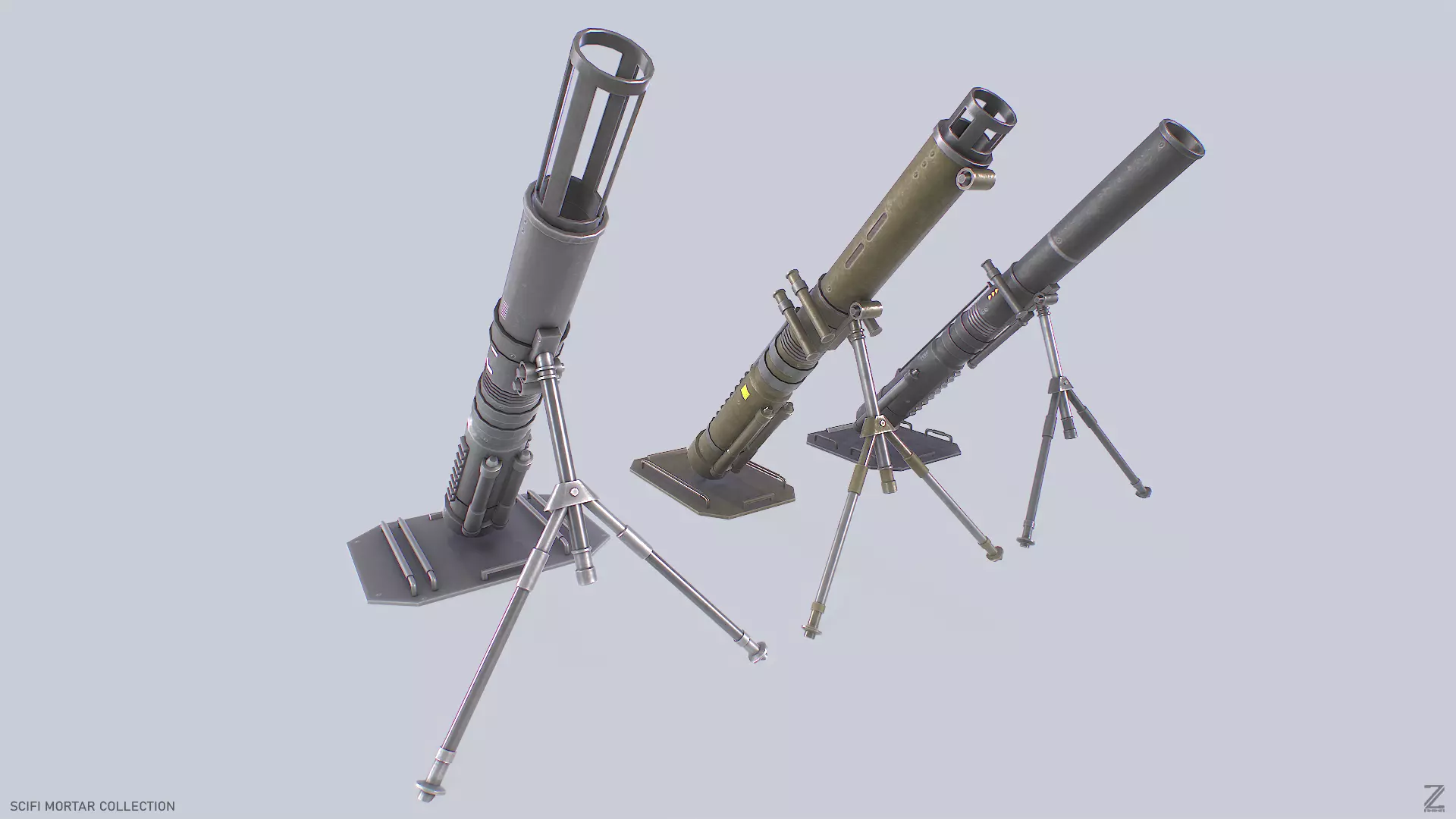 Sci fi mortar collection _0
