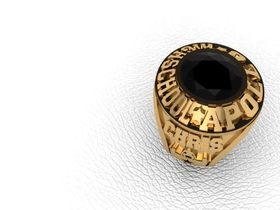 Ring men 6 Highscholl 3D print model_15