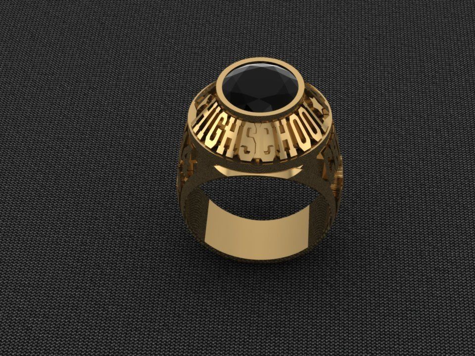 Ring men 6 Highscholl 3D print model_19