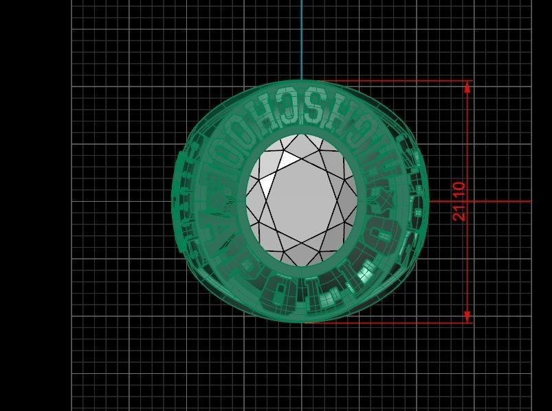 Ring men 6 Highscholl 3D print model_5