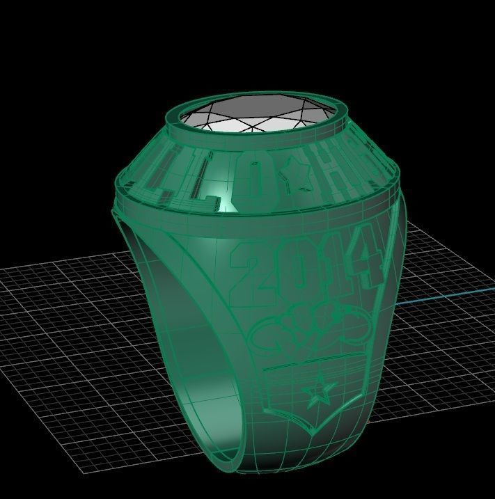 Ring men 6 Highscholl 3D print model_7