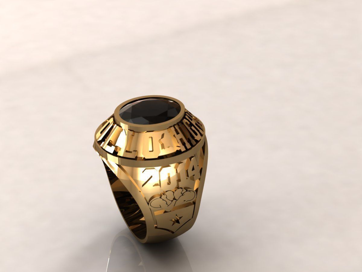Ring men 6 Highscholl 3D print model_3