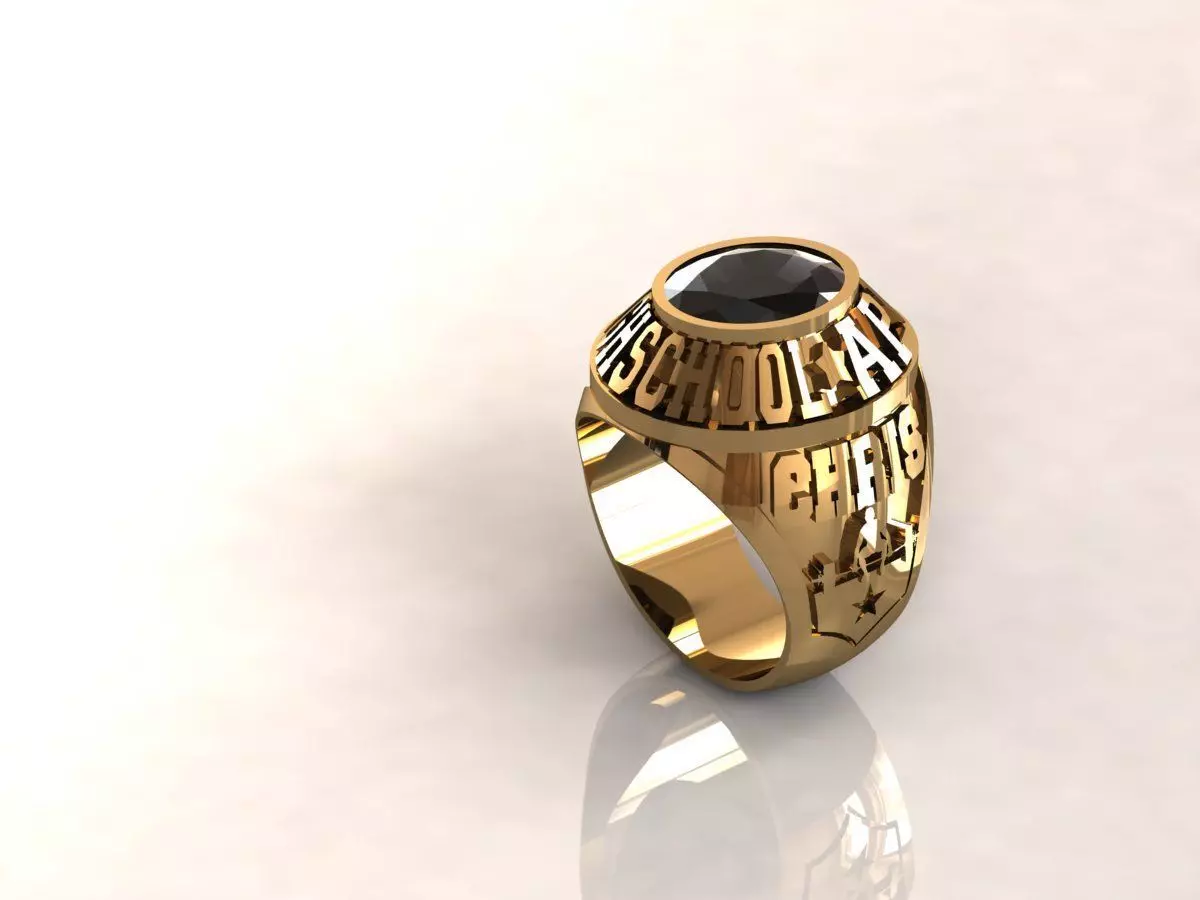 Ring men 6 Highscholl 3D print model_0
