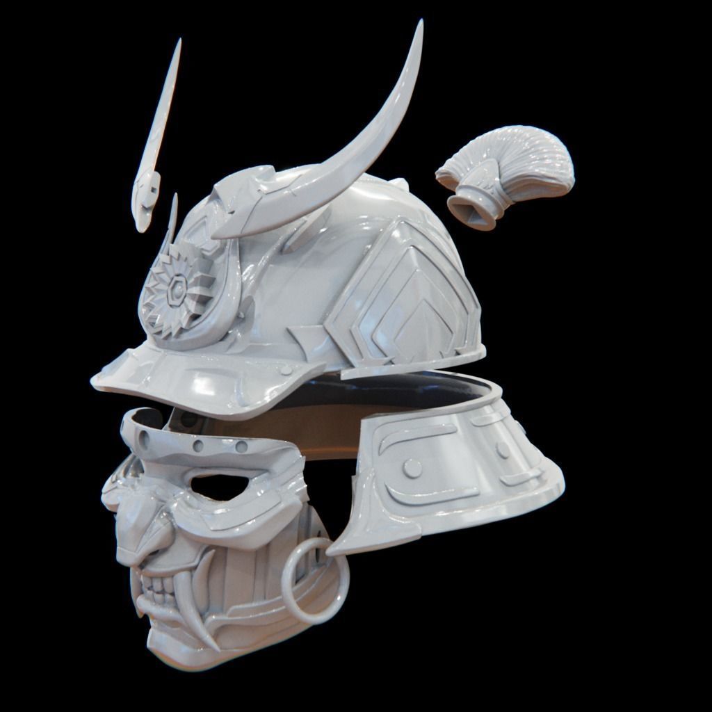 Apex Legends Wraith ANCIENT OF THE VOID Cosplay Helmet and Mask 3D print model_21
