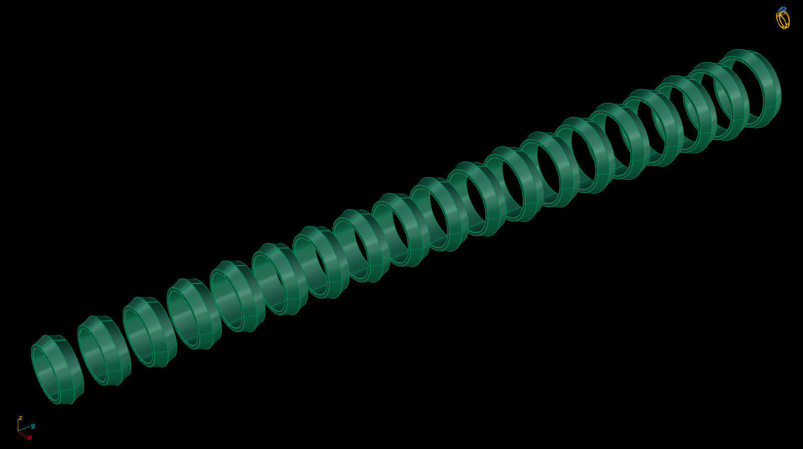 Apex profile Wedding Ring 7 mm Wide US Sizes 3D print model_14