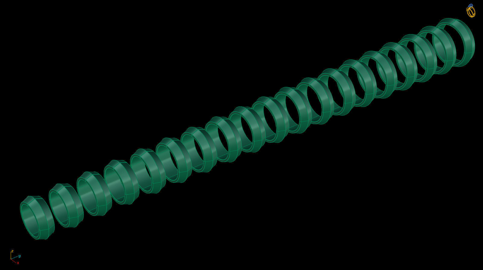 Apex profile Wedding Ring 7 mm Wide US Sizes 3D print model_19