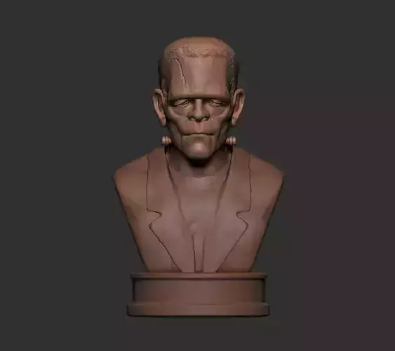 Bust of FRANKENSTEIN 3D model