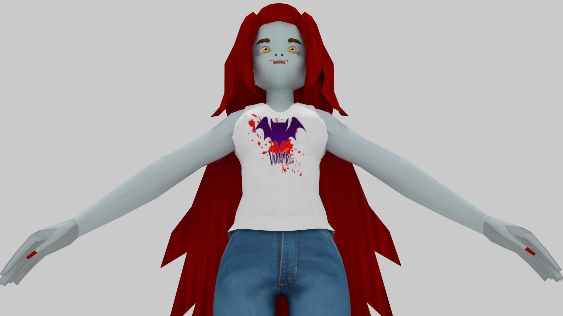 4 character Low-poly 3D model_15