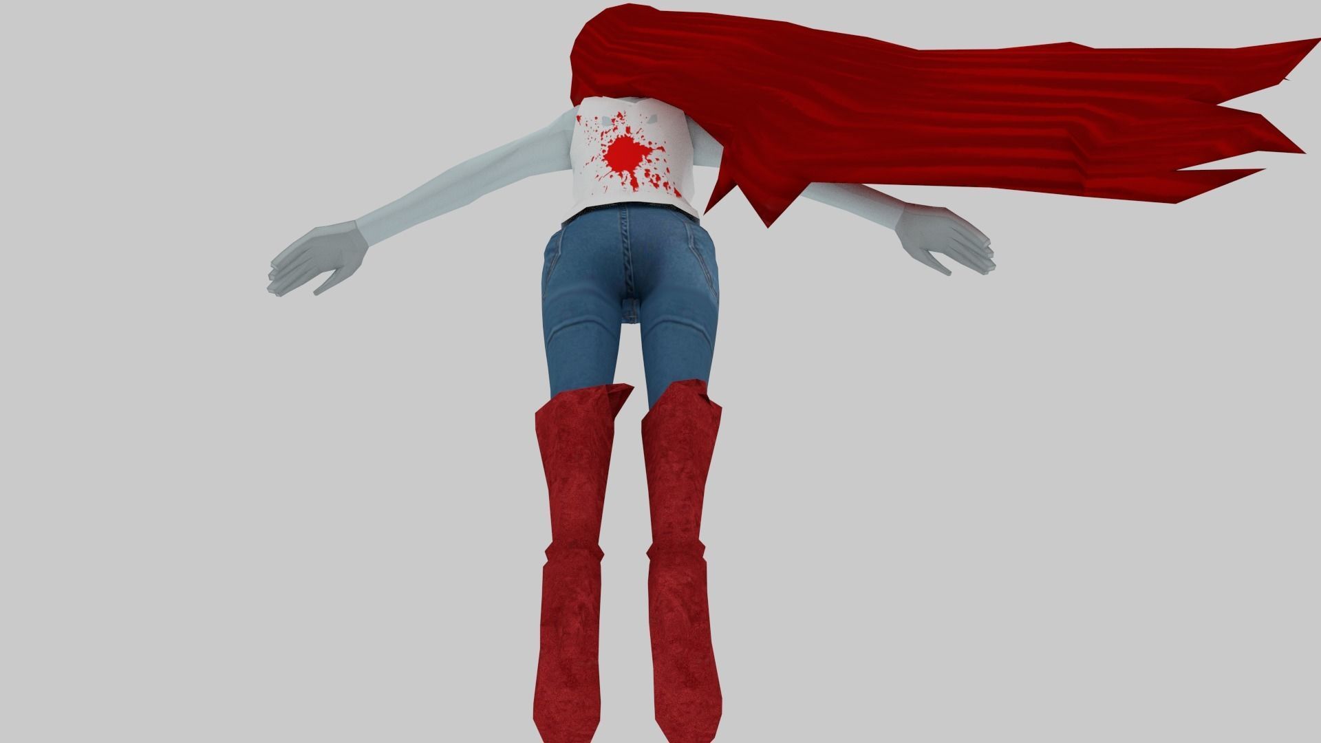 4 character Low-poly 3D model_19