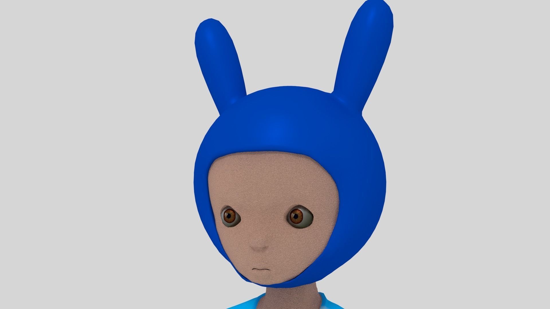 4 character Low-poly 3D model_2