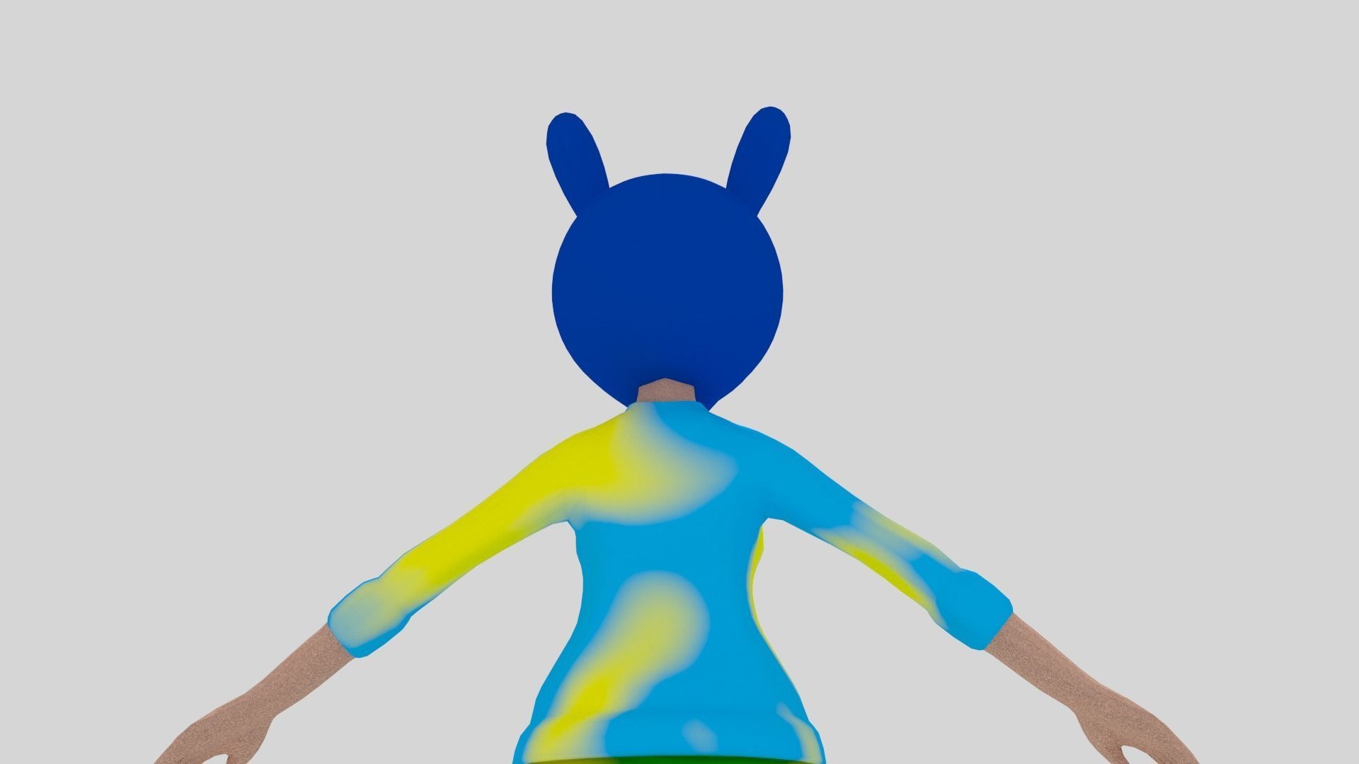 4 character Low-poly 3D model_5