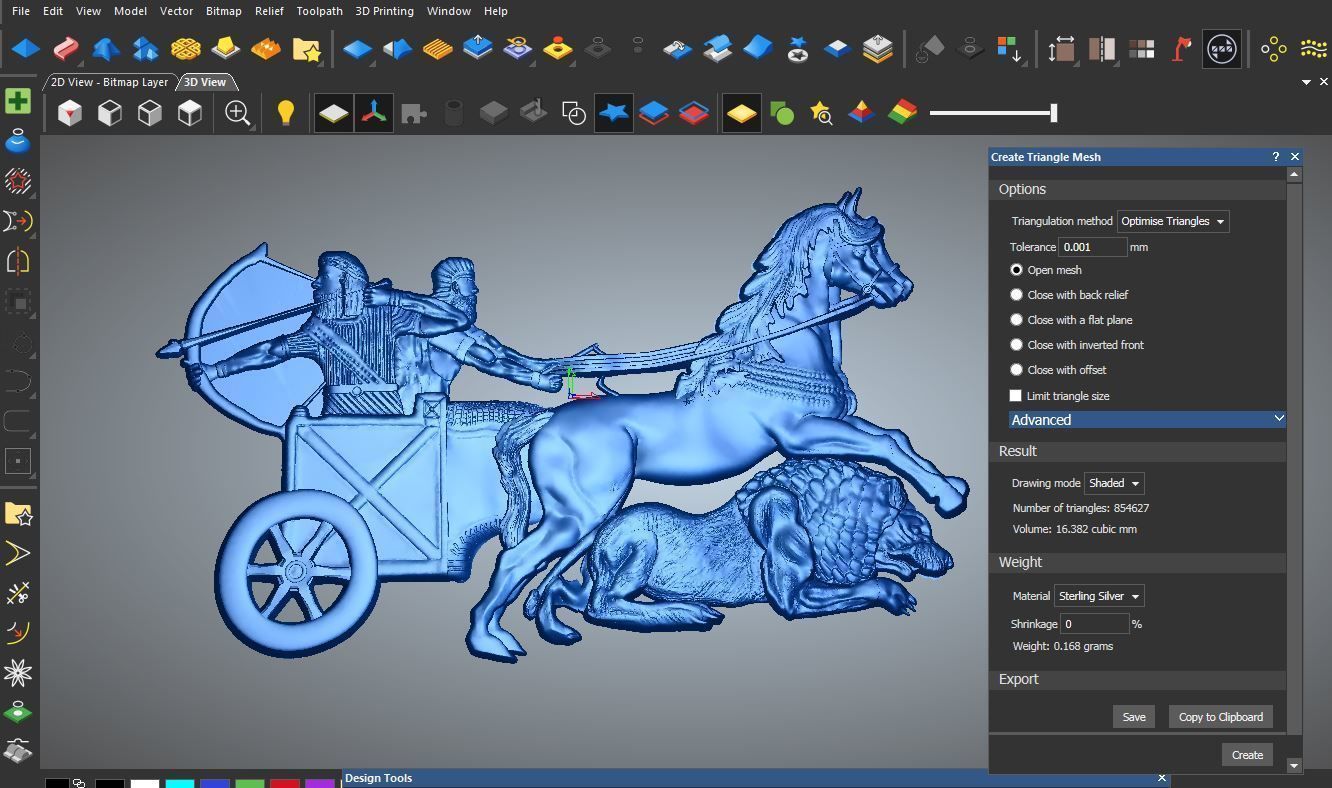 Epic of Gilgamesh hunt lion 3D print model_5