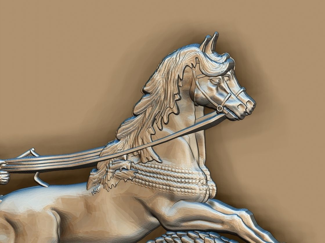 Epic of Gilgamesh hunt lion 3D print model_11