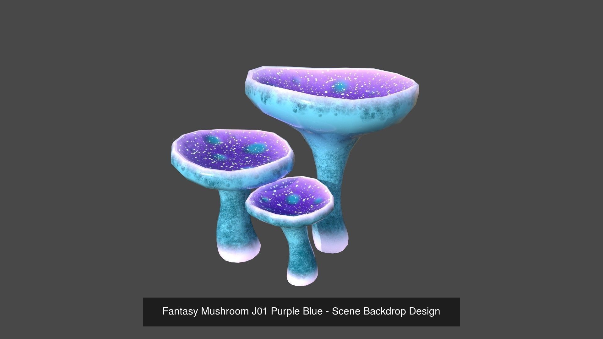 10 Fantasy Mushroom J Collection - Scene Backdrop Design _1