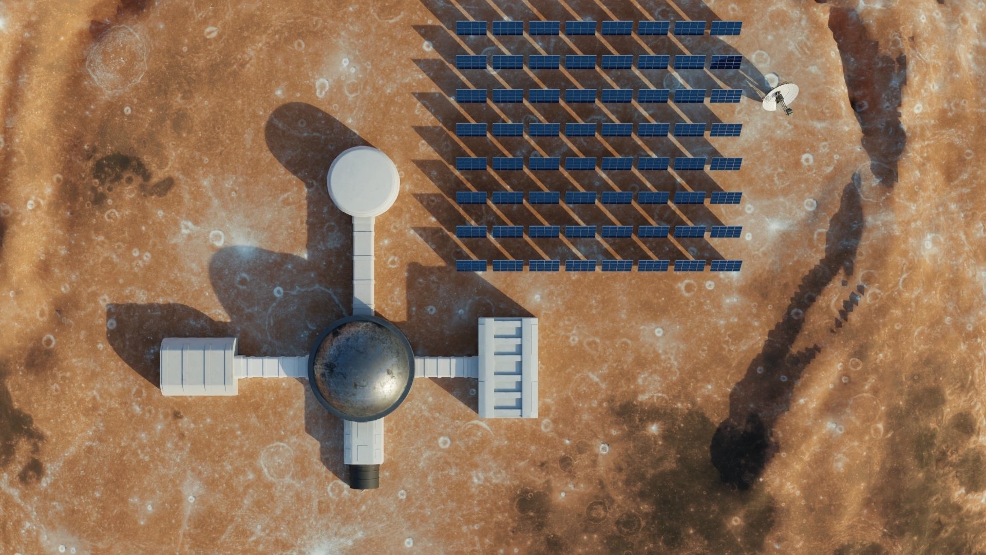 Martian base 3D models Low-poly 3D model_22