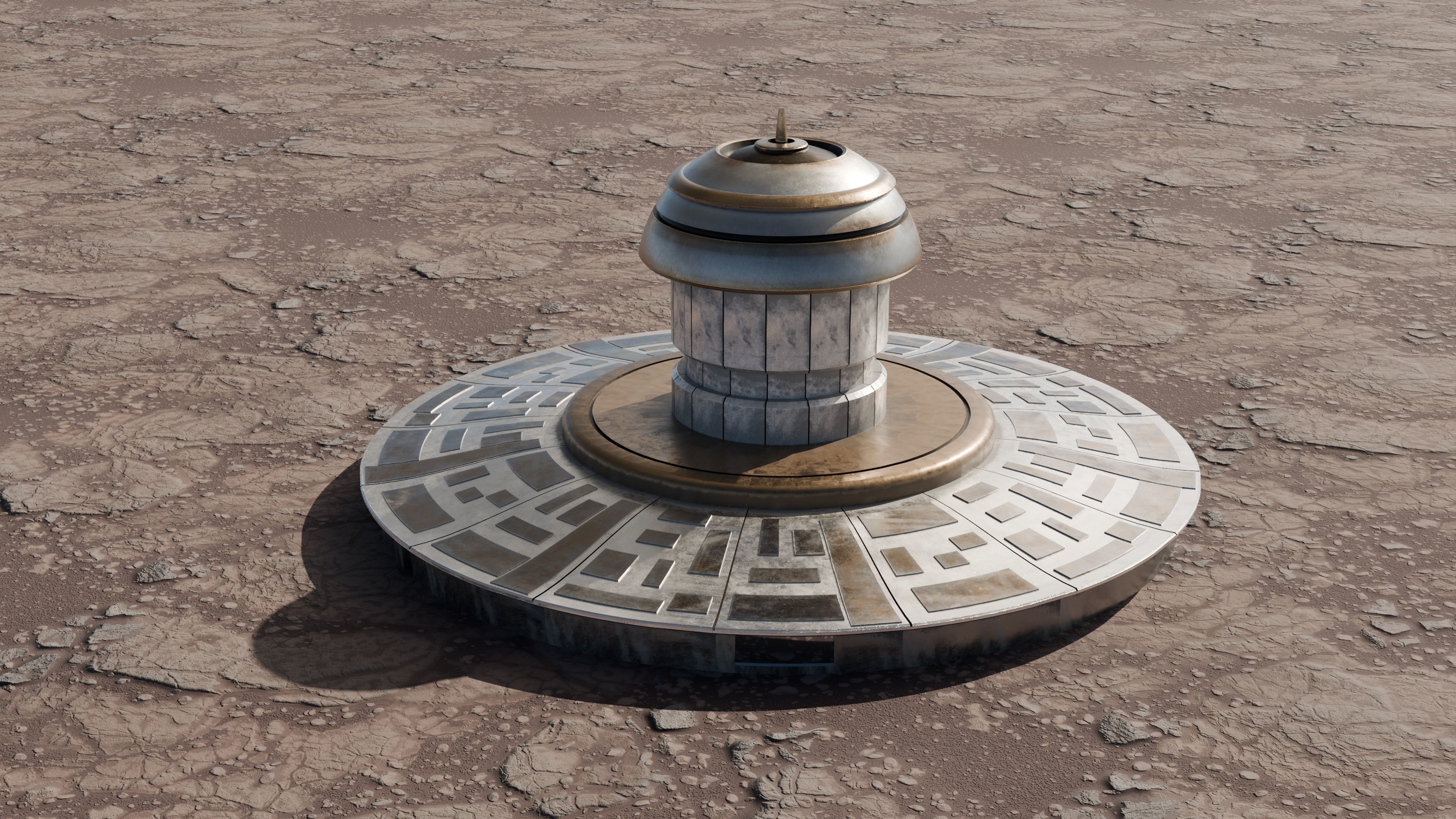 Martian base 3D models Low-poly 3D model_21