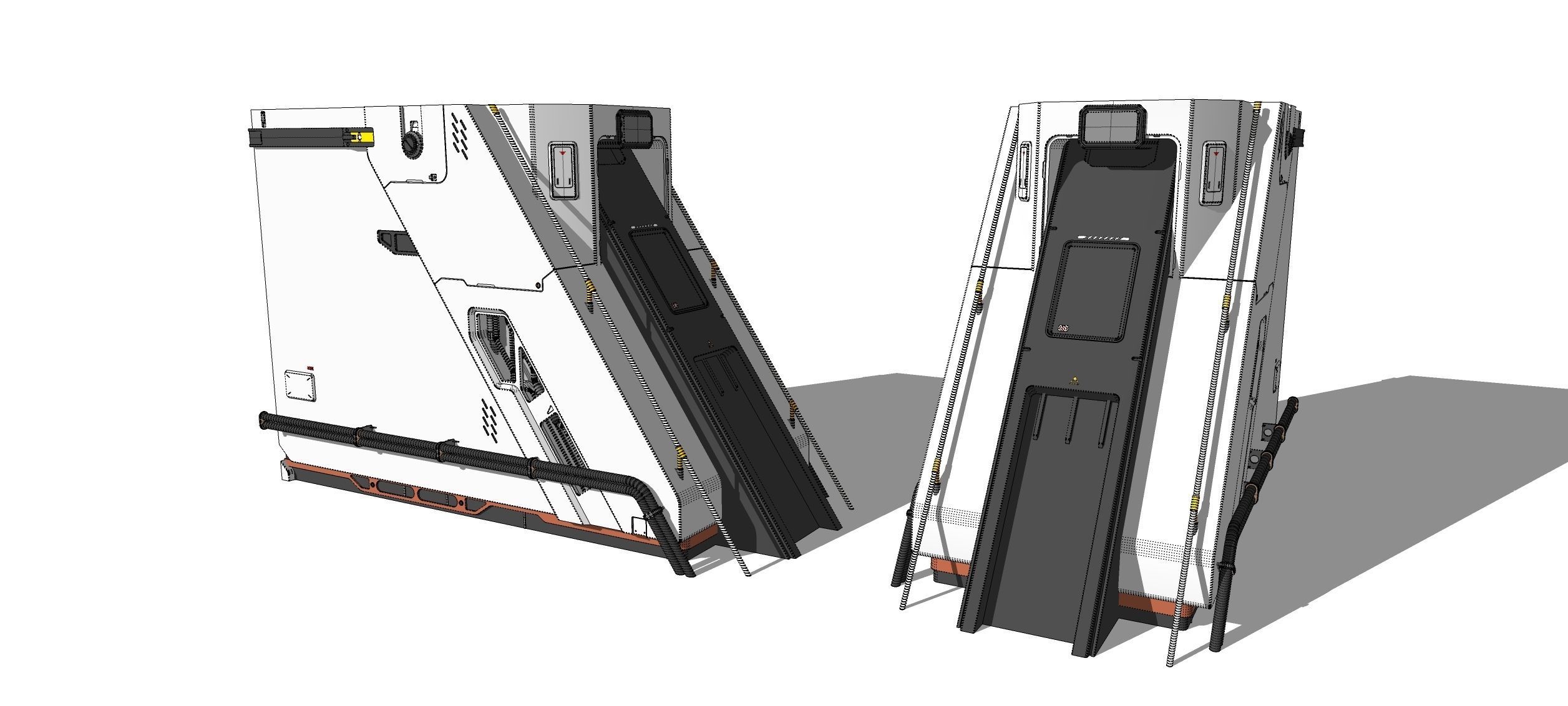 sci-fi Architecture kitbash 46 3D model_24