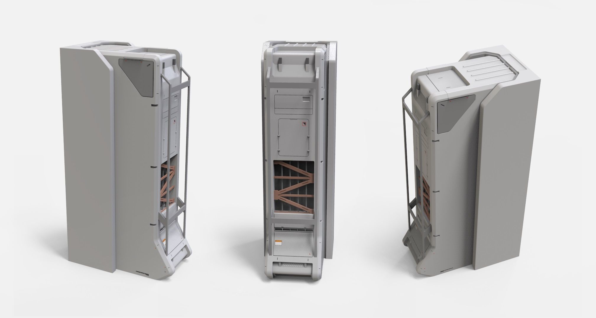 sci-fi Architecture kitbash 46 3D model_15