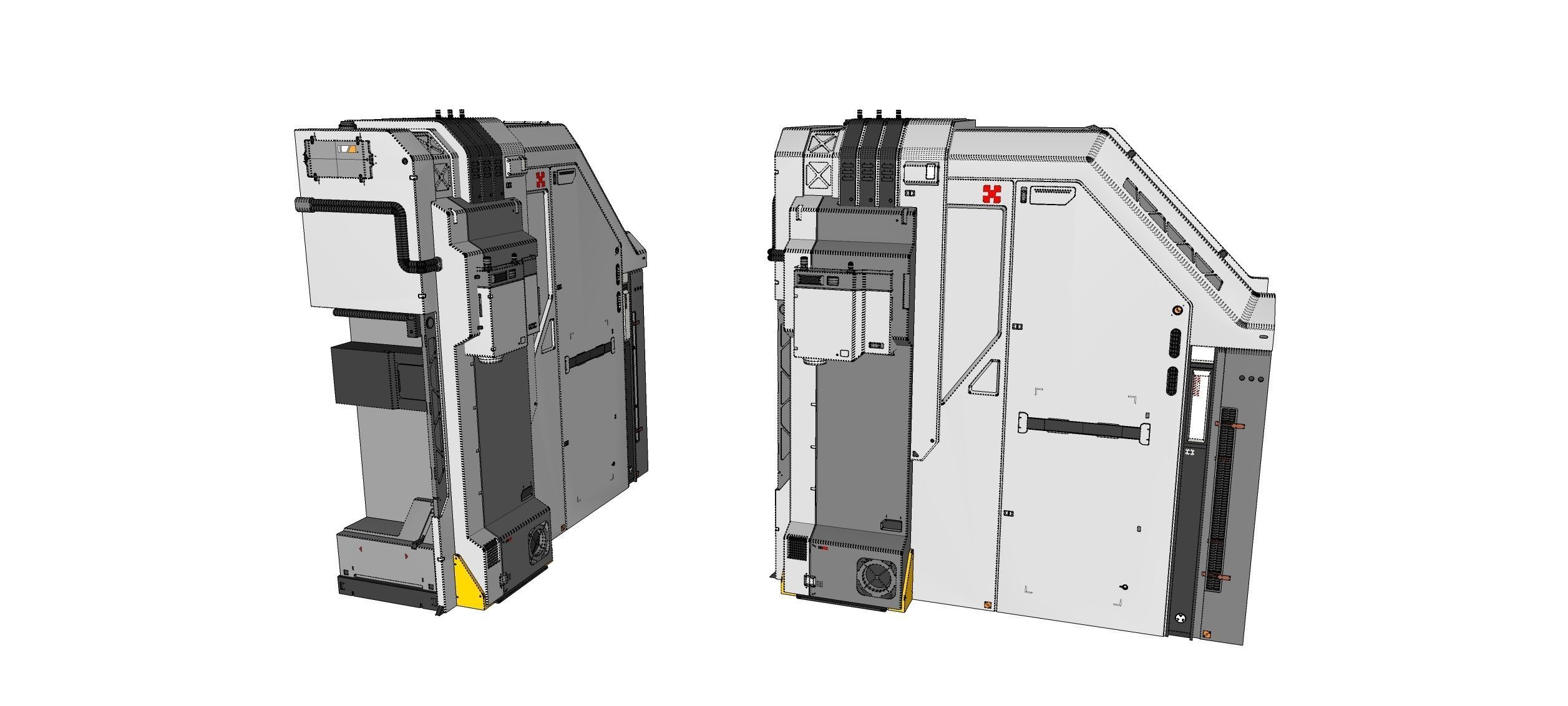 sci-fi Architecture kitbash 46 3D model_19