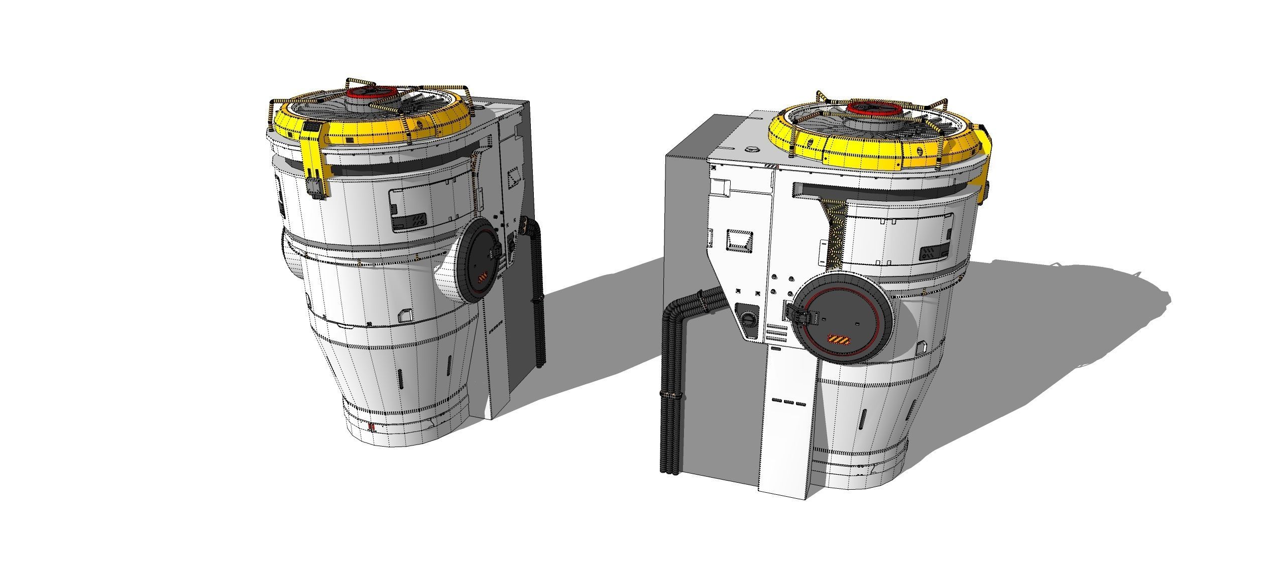 sci-fi Architecture kitbash 46 3D model_20