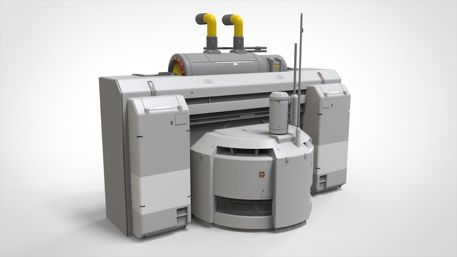 sci-fi Architecture kitbash 46 3D model_7