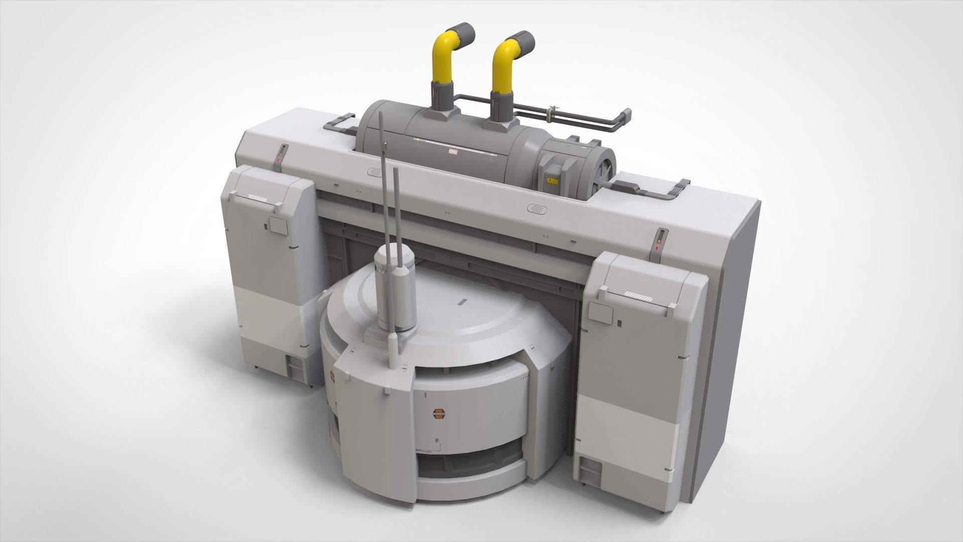 sci-fi Architecture kitbash 46 3D model_8