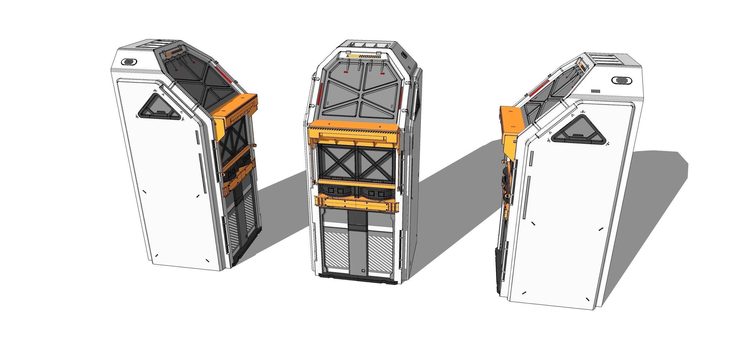 sci-fi Architecture kitbash 46 3D model_26