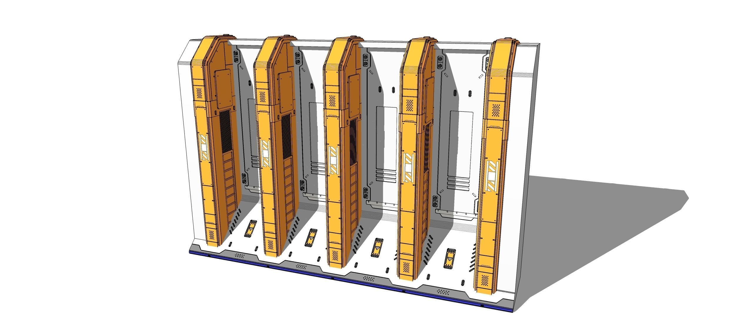 sci-fi Architecture kitbash 46 3D model_22