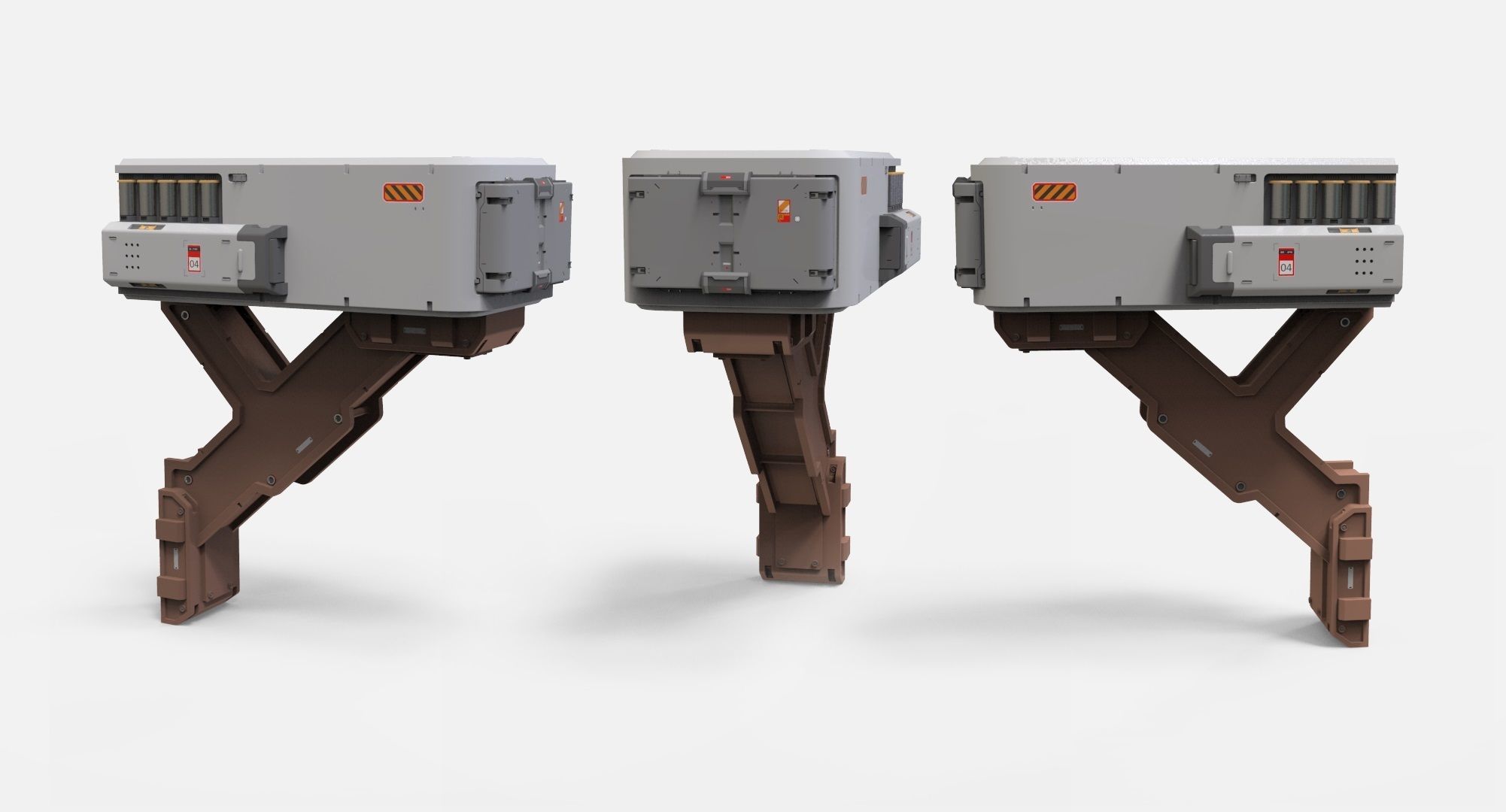 sci-fi Architecture kitbash 46 3D model_13