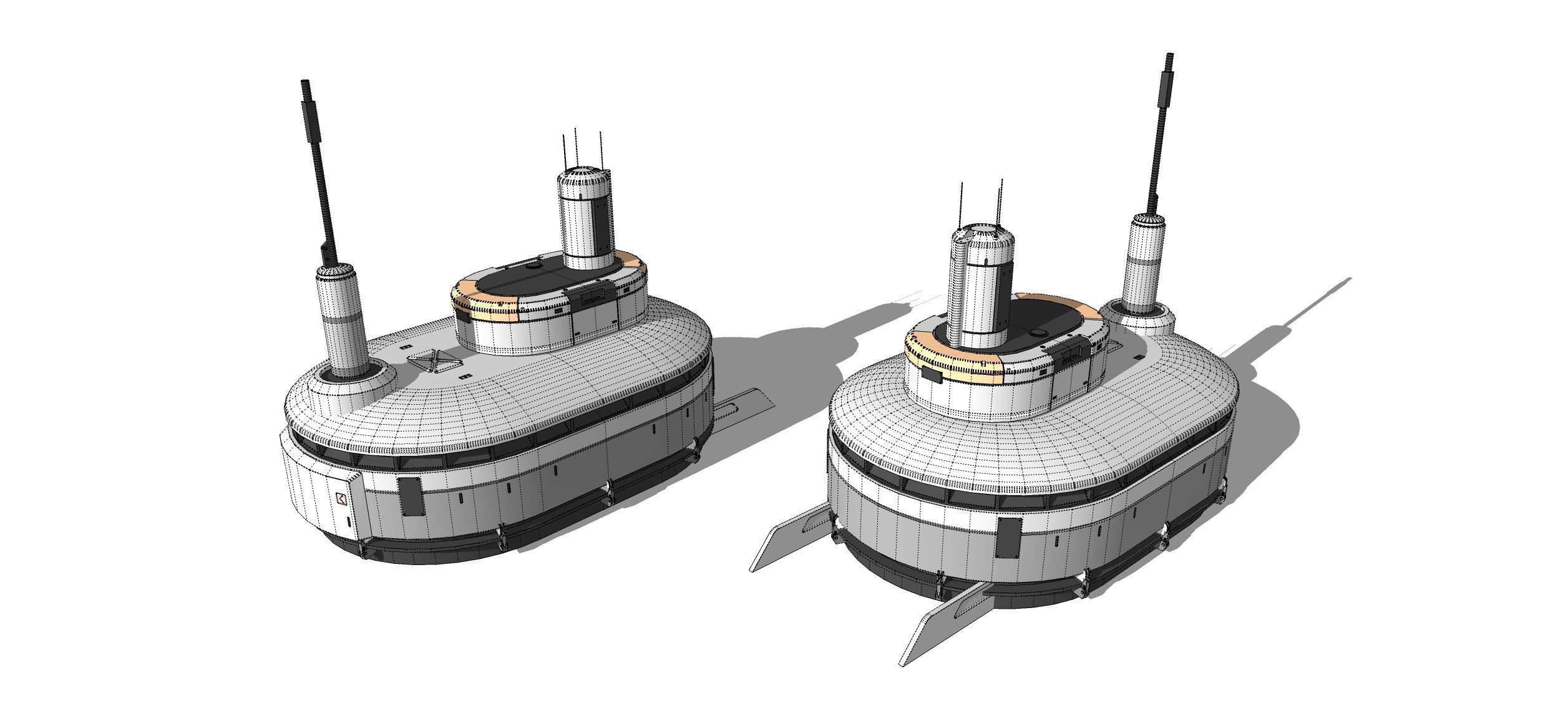 sci-fi Architecture kitbash 46 3D model_28