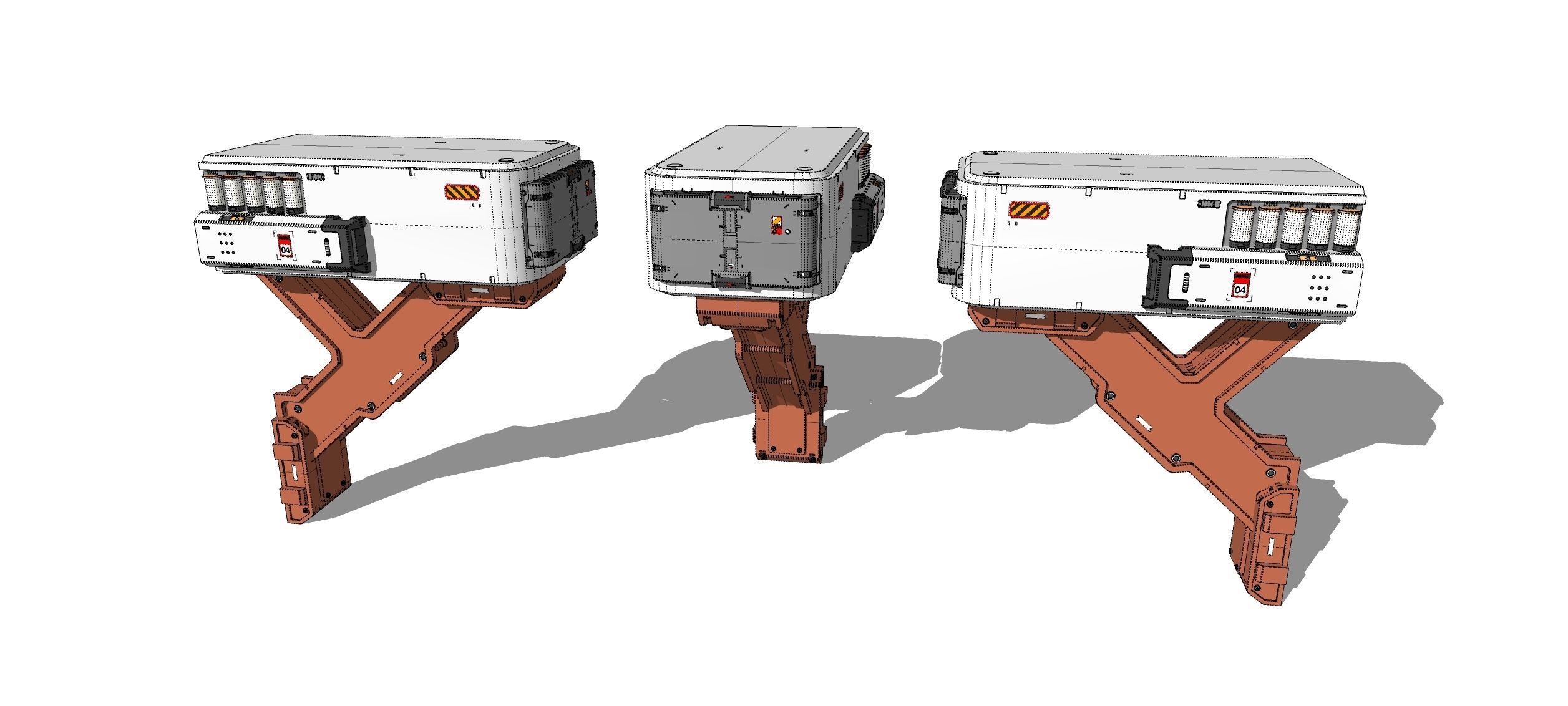 sci-fi Architecture kitbash 46 3D model_25