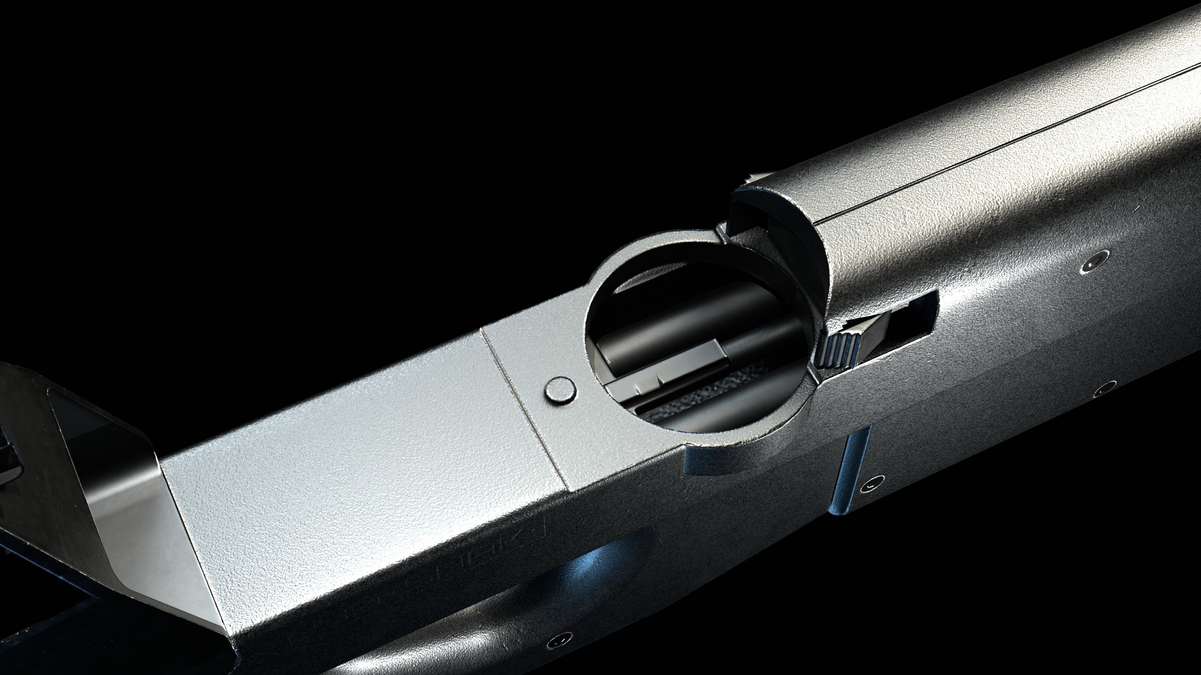 P90 - game asset Low-poly 3D model_5