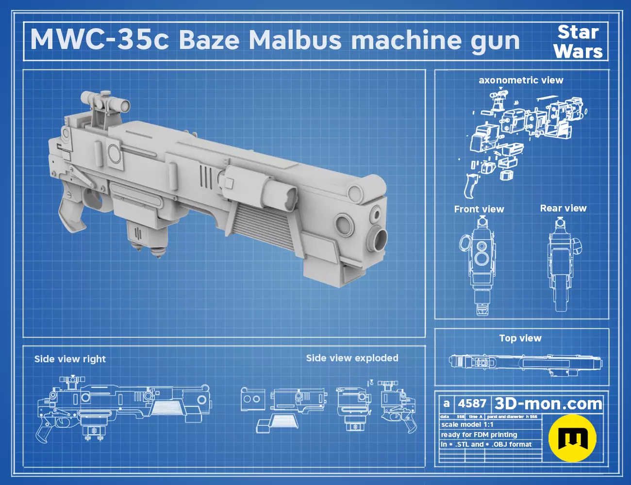 MWC-35 Baze Malbus prop 3D print model