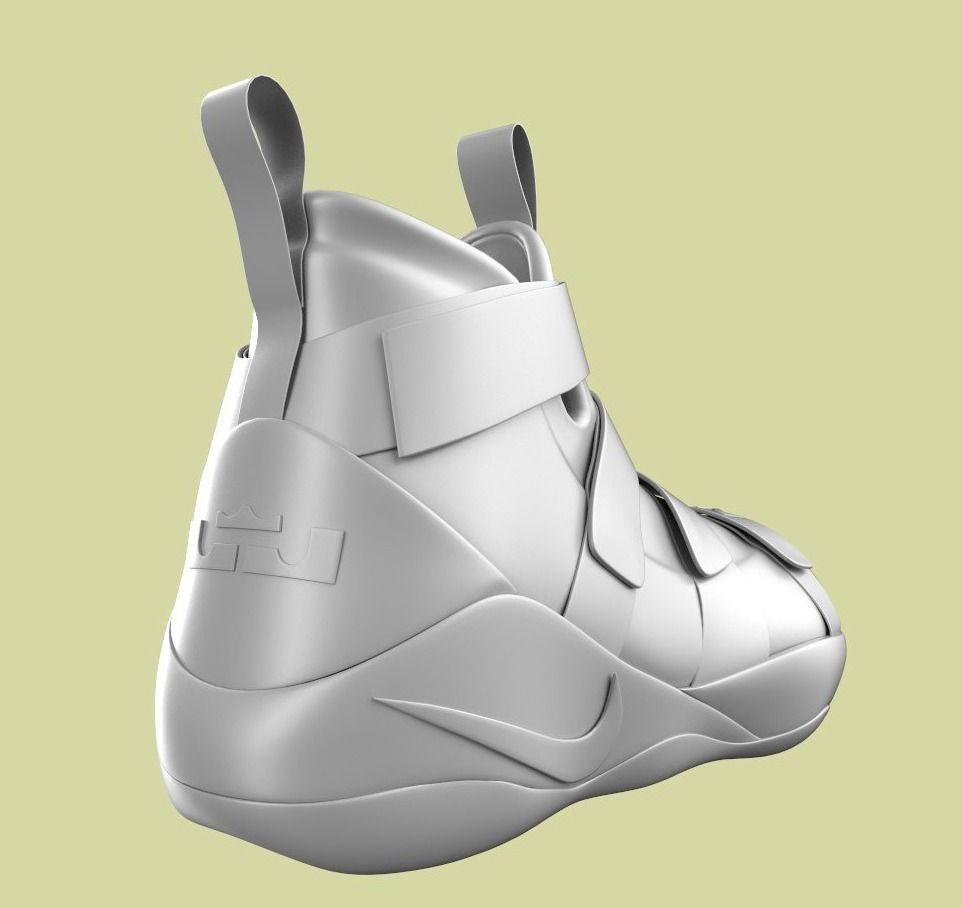 nike lebrone shoes 3D model_6