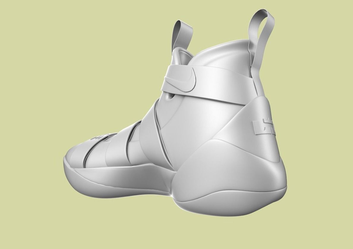 nike lebrone shoes 3D model_4
